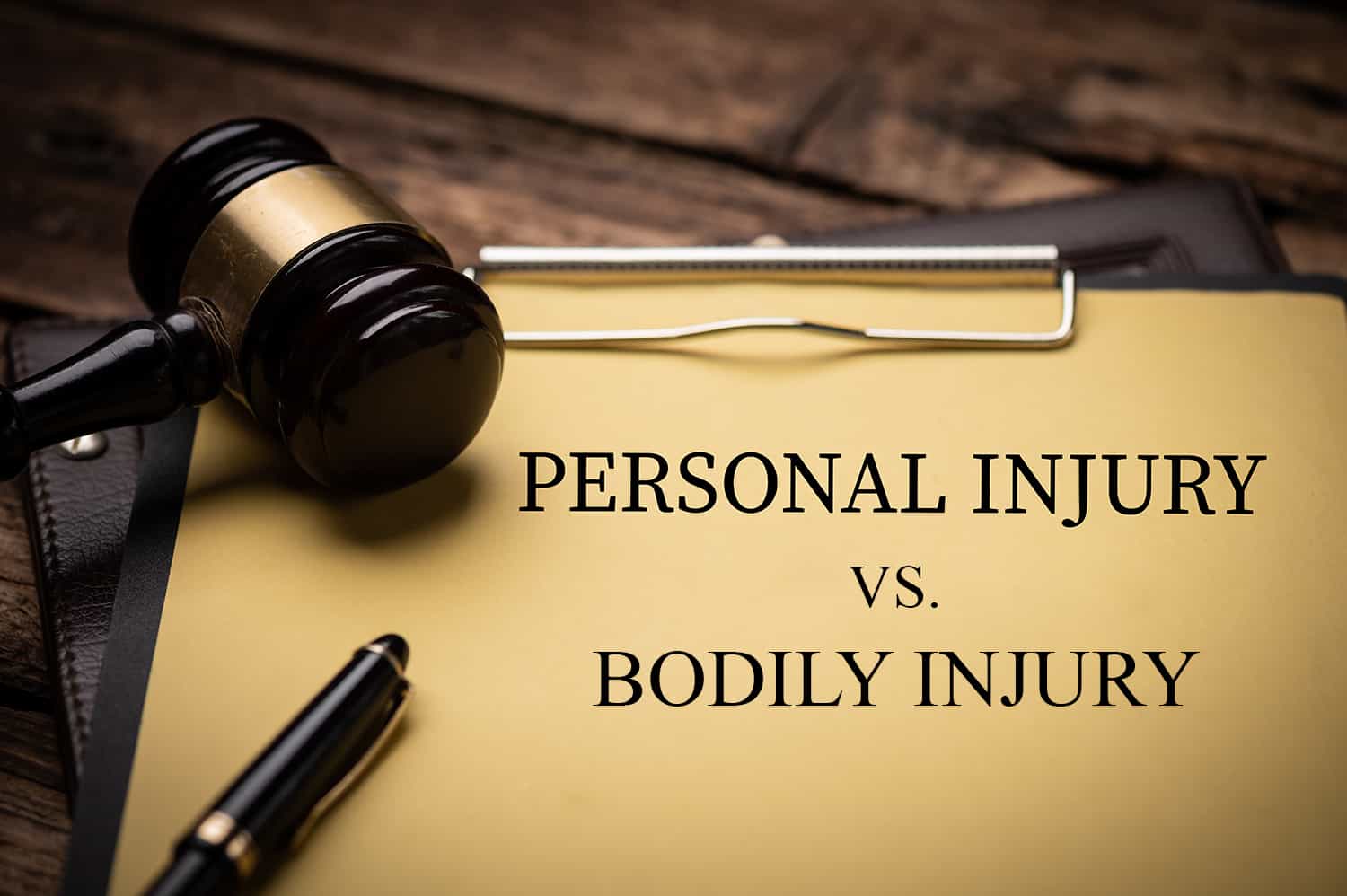 Differences Between Personal Injury And Bodily Injury Are Crucial 